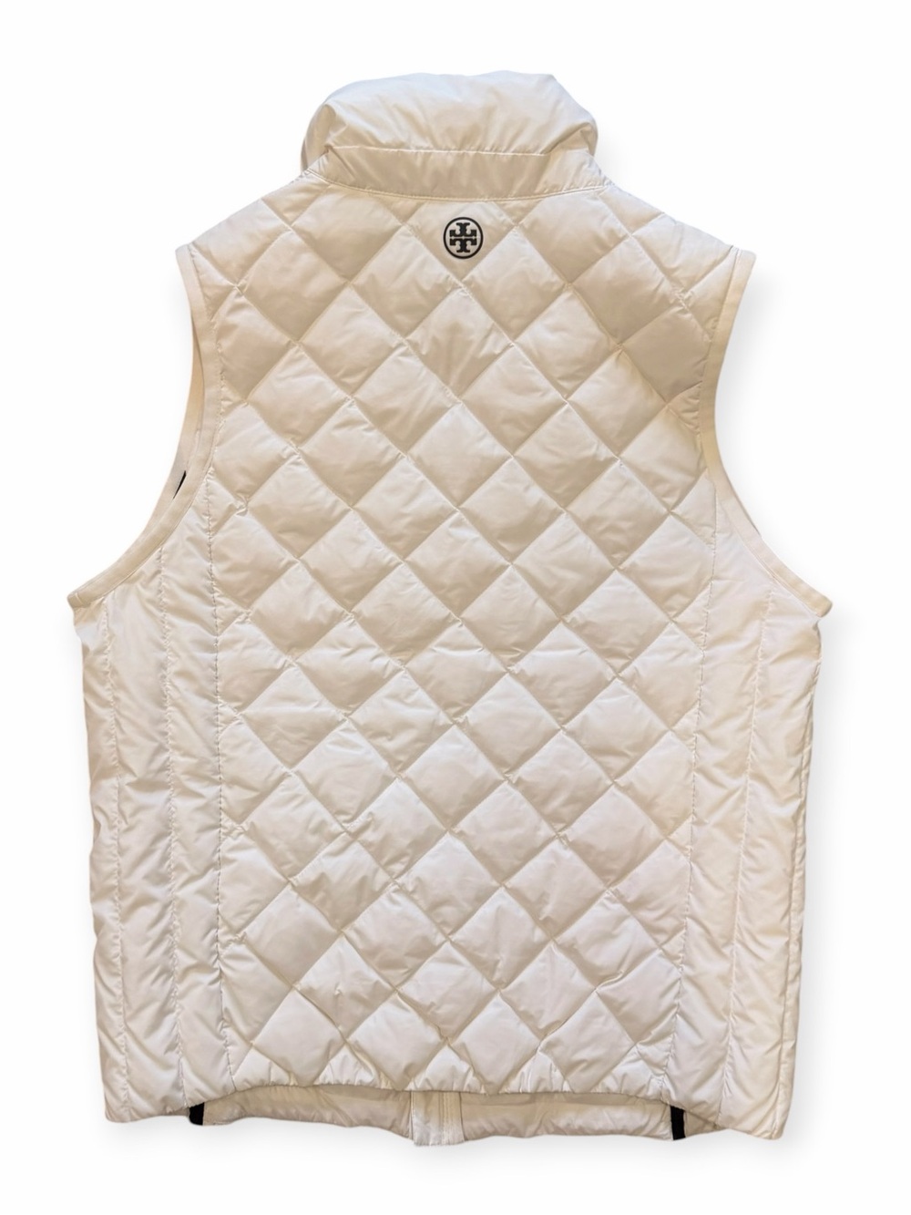 Tory Burch Tory Sport Quilted Packable Vest Ivory Cream M Fall Outfits Preppy - Picture 5 of 14